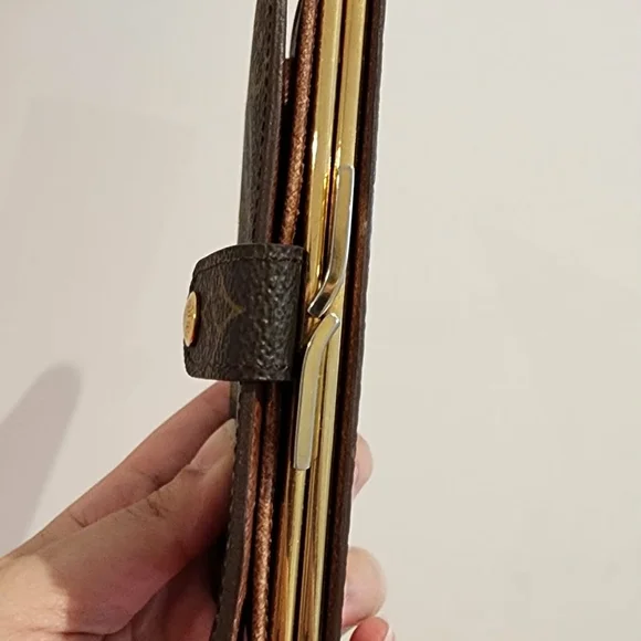 Louis Vuitton Monogram Canvas Card & Key Holder in Brown and Gold - Picture 2 of 8